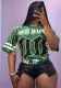 Trendy Letter Printed Round Neck Loose Short-Sleeved T-Shirt for Women