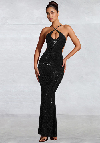 Beaded Strap Bodycon Sexy Slim Dress for Women