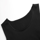 Women Five-pointed Star Letter Crop Top