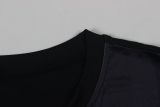 Women's Summer Street Fashion Print Round-Neck Sleeveless T-Shirt