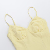 Women's Holiday-Style Straps A-Line Long Dress