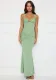 Women's Summer Sexy Solid Color Lace-up Halter Low-Back Metal Decoration Two Piece Skirt Set