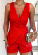Spring/Summer Women's Casual Sleeveless Top & Shorts Two Piece Set