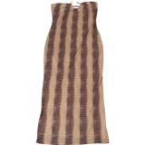 Spring/Summer Women's Sexy Sleeveless Strapless Fashion-Print Bodycon Long Dress
