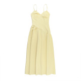 Women's Holiday-Style Straps A-Line Long Dress