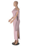 Women Summer Slash Shoulder Sleeveless Top And Skirt 2-piece set