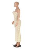 Women Summer Lace See-Through Maxi Dress