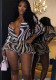 Women Leopard Sexy V-neck Top and Shorts 2-piece Set