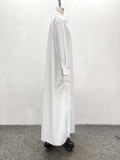 Casual Fashion Loose Shirt African Long Sleeve Women's Dress