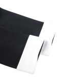 Plus-Size Contrast Off-Shoulder Formal & Cocktail Party Bodycon Dress