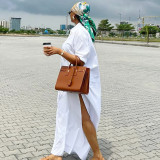 Casual Fashion Loose Shirt African Long Sleeve Women's Dress