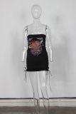 Women Printed Sexy Bodycon Dress