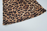 Women Summer Sexy Leopard Mesh See-Through Skirt