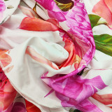 Women Spring Summer printed Top and skirt Two Piece Set