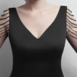 Sexy Slim Bodycon Women's Party Evening Dress