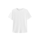 Women Round Neck Short Sleeve Lip Letter Print Summer T-shirt