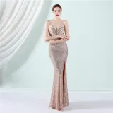 Sequin Plus Size Beauty Formal Party Evening Dress