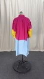 Women African Contrast Dress