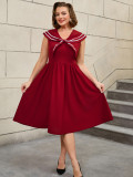 Plus Size Sleeveless Chic Elegant Formal Party A-Line Dress