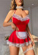 Erotic lingerie Sexy Cosplay Maid Night Dress