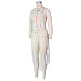 Women's Fashion Sexy Knitting Crochet Beachwear Set