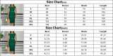 African Women's Solid Color High-Waist Ruffle Short-Sleeve Square-Neck Bodycon Pencil Dress