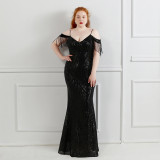 Long Sequin Super Plus Size Beauty Formal Party Evening Dress