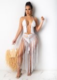 Women's Fashion Sexy Knitting Crochet Beachwear Set