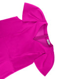 Fashion V-Neck Puff-Sleeve Mesh Patchwork Fashion Fishtail Party Dress