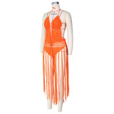 Women's Fashion Sexy Knitting Crochet Beachwear Set