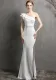 Women Summer Formal One Shoulder Shoulder High Slit Mermaid Evening Dress