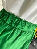 Women African Flower Rose Skirt