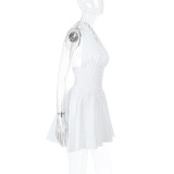 Women Spring Sexy Halter Neck Dress