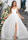 Women Solid Summer Elegant Mesh Suspender V-neck Formal Party Evening Dress