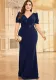 Women Short Sleeve Fishtail Formal Party Evening Dress