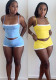 Women Spring and Summer Suspender Lace Bow Lace Crop Top and Shorts Two-Piece Set