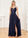 Women Sexy Suspender Backless Maxi Dress