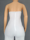 Women Suspender Wrap Jumpsuit