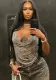 Women Summer Style Metal Chain Halter Neck Backless Sexy Hollow Top