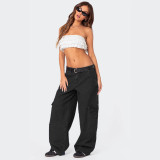 Women Cargo Denim Pants