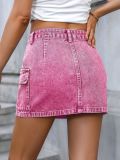 Women's street fashion Mini denim skirts