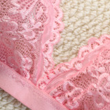 Women's sexy lace see-through bra set lingerie