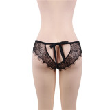 Plus Size Women French Sexy Lace Bow Sexy Lingerie