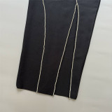 One-shoulder diamond split sexy elegant women's party evening dress