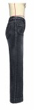 Women's spring wide leg straight high waist denim pants