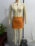 Sexy sequin bodycon short skirt