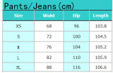 Women No Stretchy Denim Wide Leg Pants