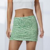 Sexy sequin bodycon short skirt