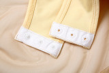 Spring Summer women's sexy see-through high waist slim solid color strap dress