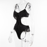 Women Sexy Suspender Tassel Lace-Up Sexy Lingerie